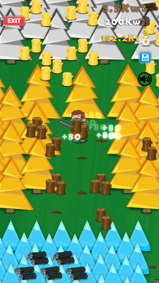 Lumberjack Master Game Screenshot.