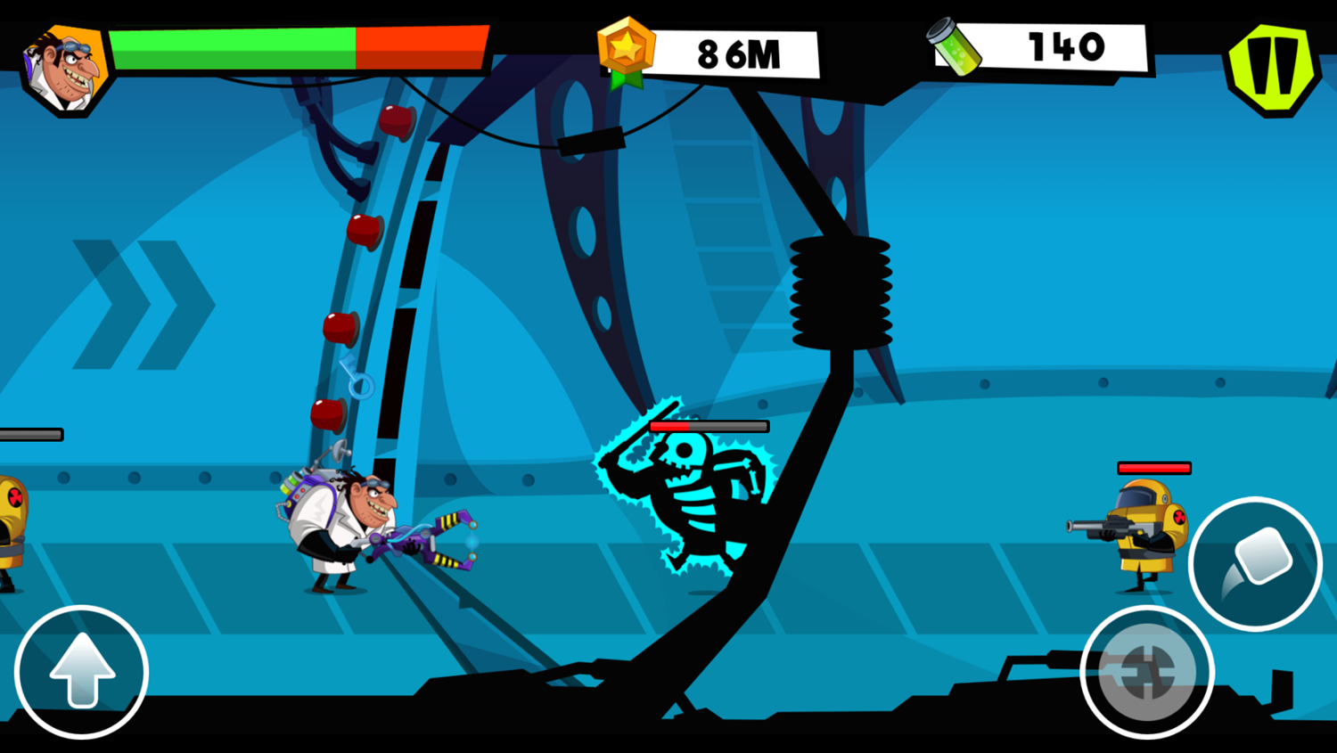 Mad Scientist Game Play Screenshot.