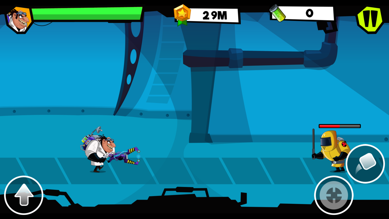 Mad Scientist Game Start Screenshot.