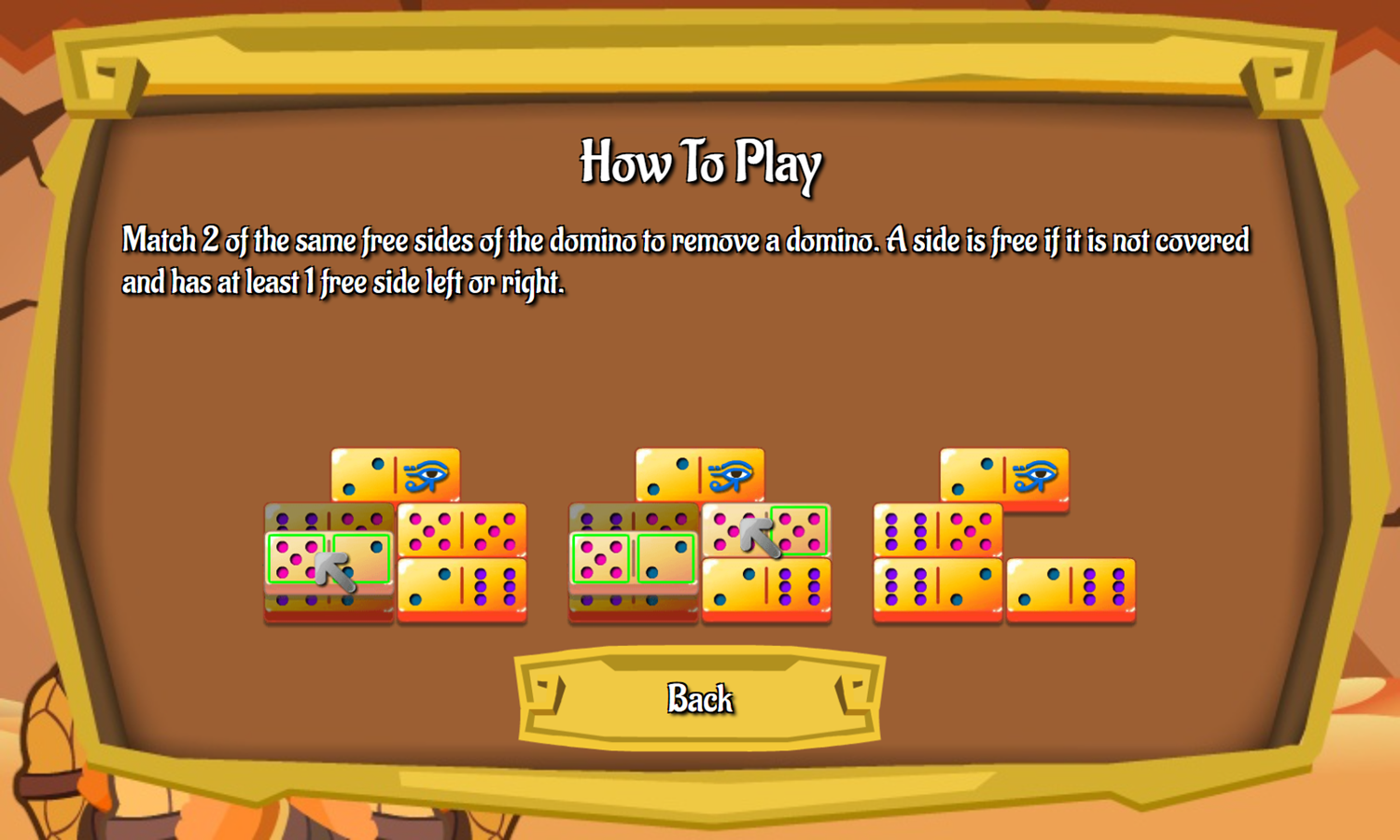 Mah-Domino Game How To Play Screenshot.