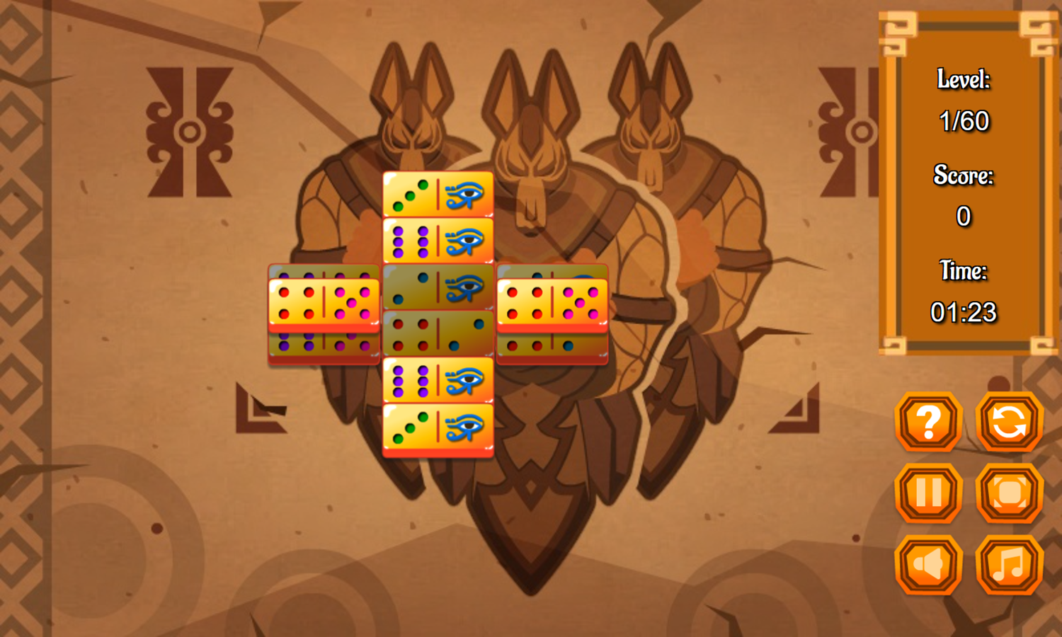 Mah-Domino Game Level Start Screenshot.