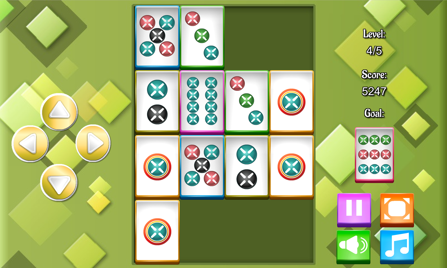 Mahjong 2048 Game Screenshot.