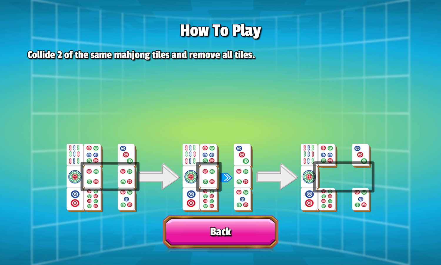 Mahjong Collision Game How To Play Screenshot.