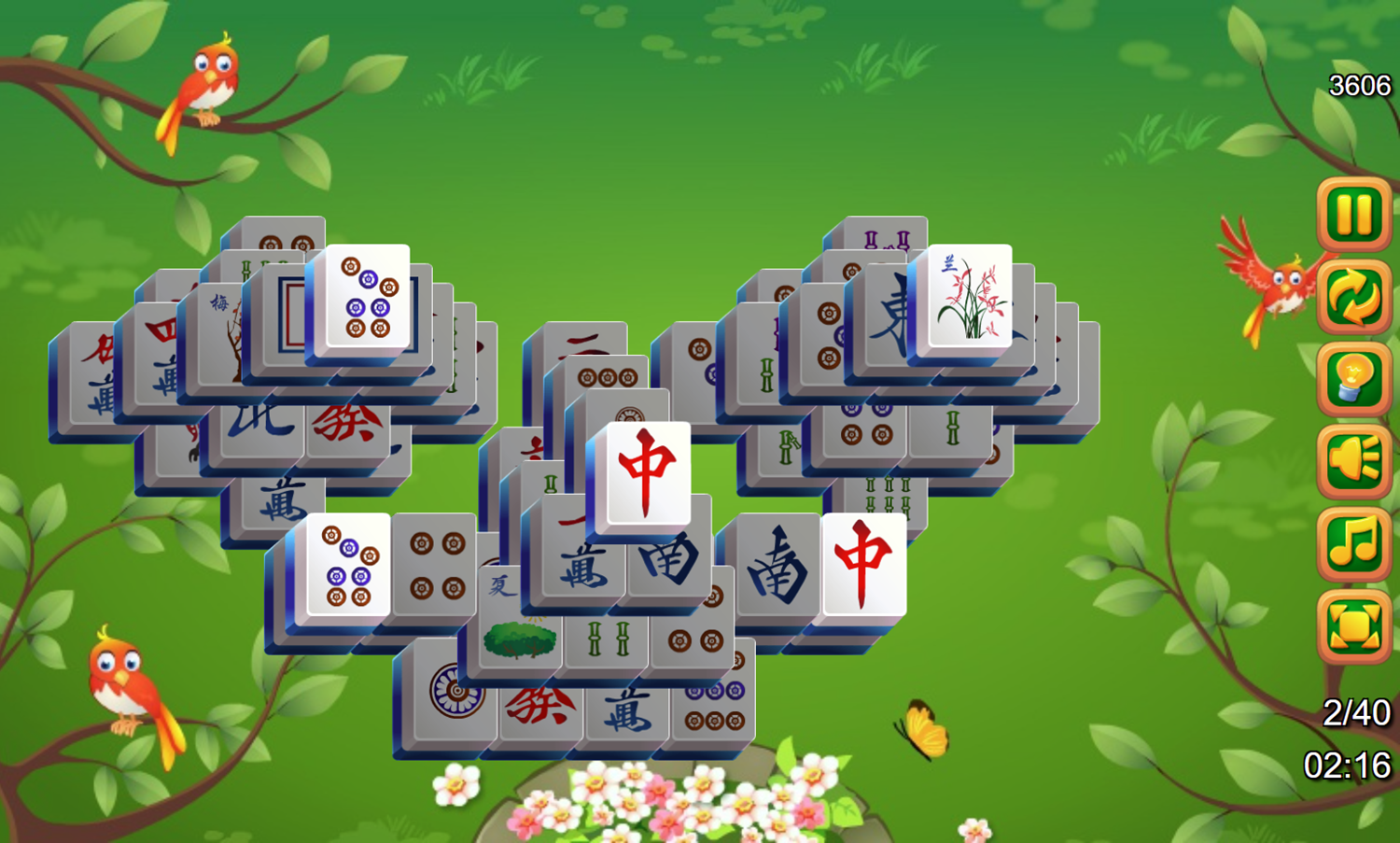 Mahjong Gardens 2 Game Screenshot.