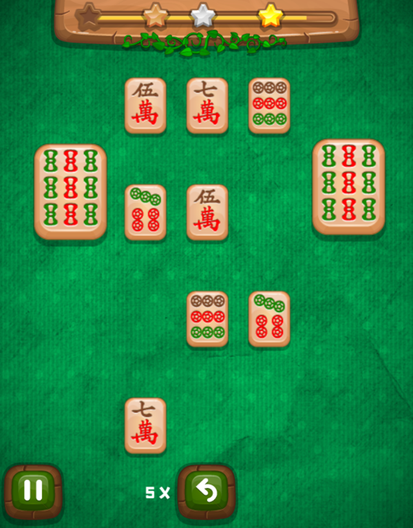 Mahjong Master 2 Game Level Play Screenshot.