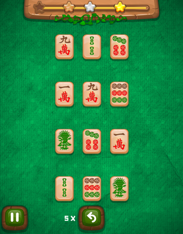 Mahjong Master 2 Game Level Start Screenshot.