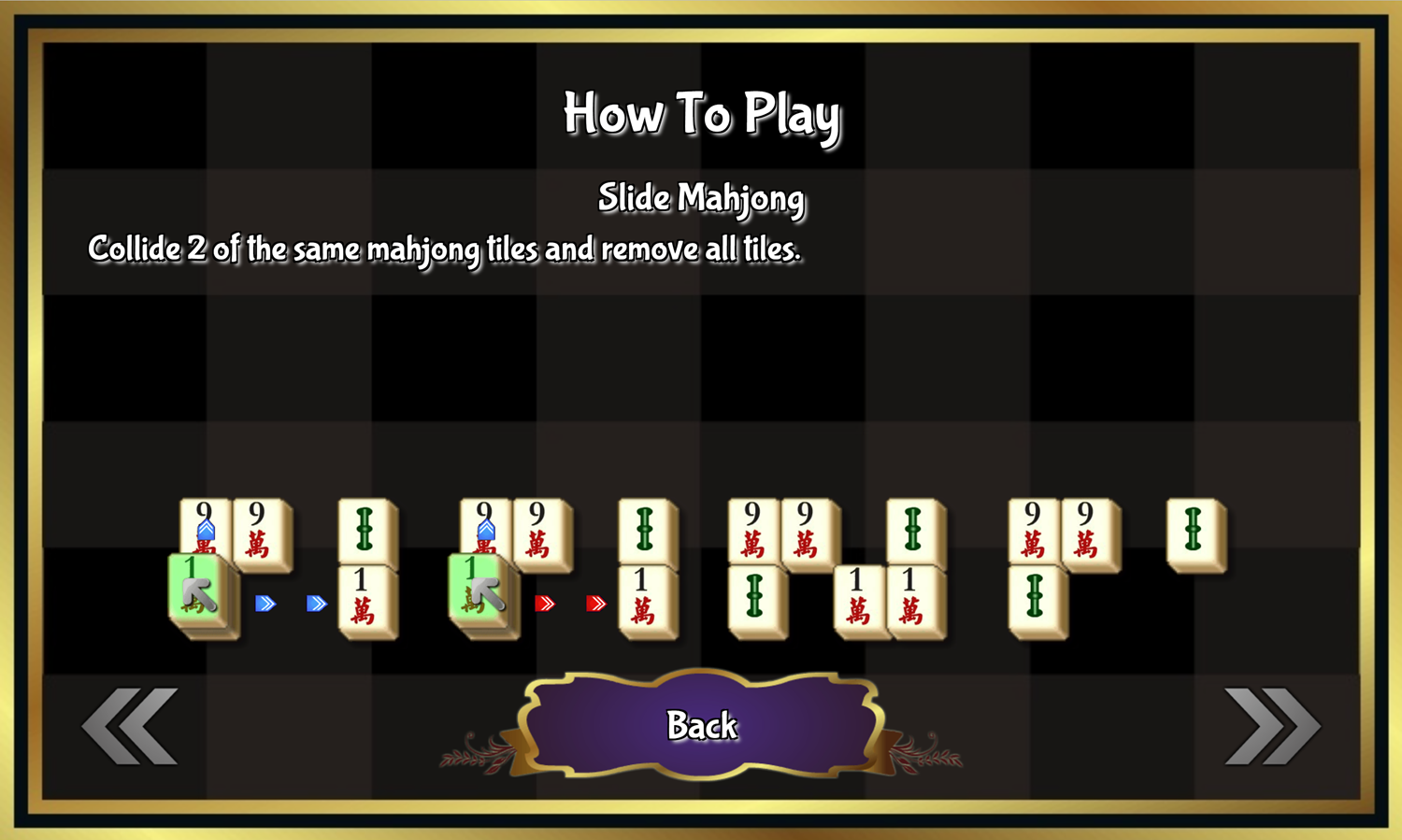 Mahjong Mix Game How To Play Slide Mahjong Screenshot.