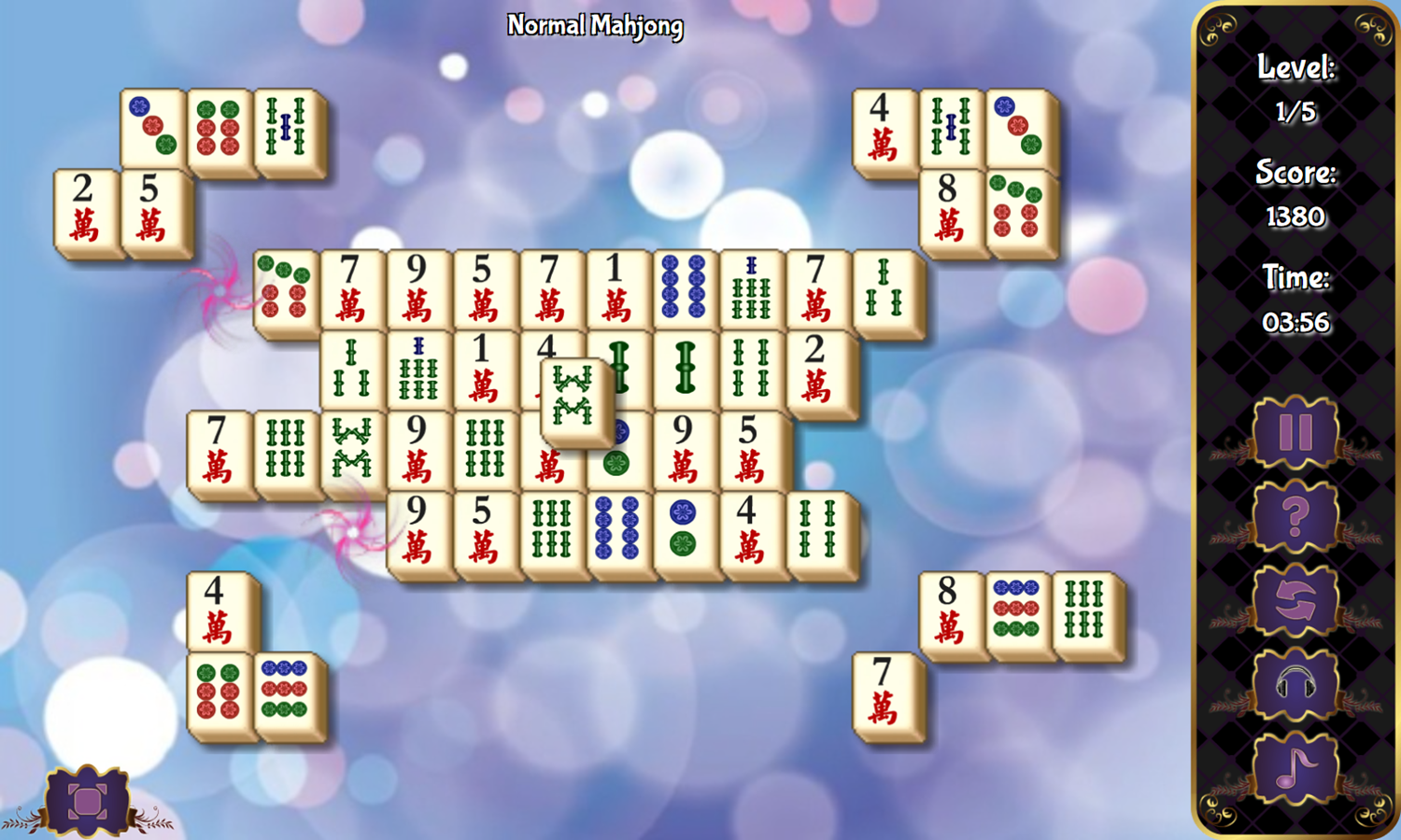Mahjong Mix Game Level Play Screenshot.