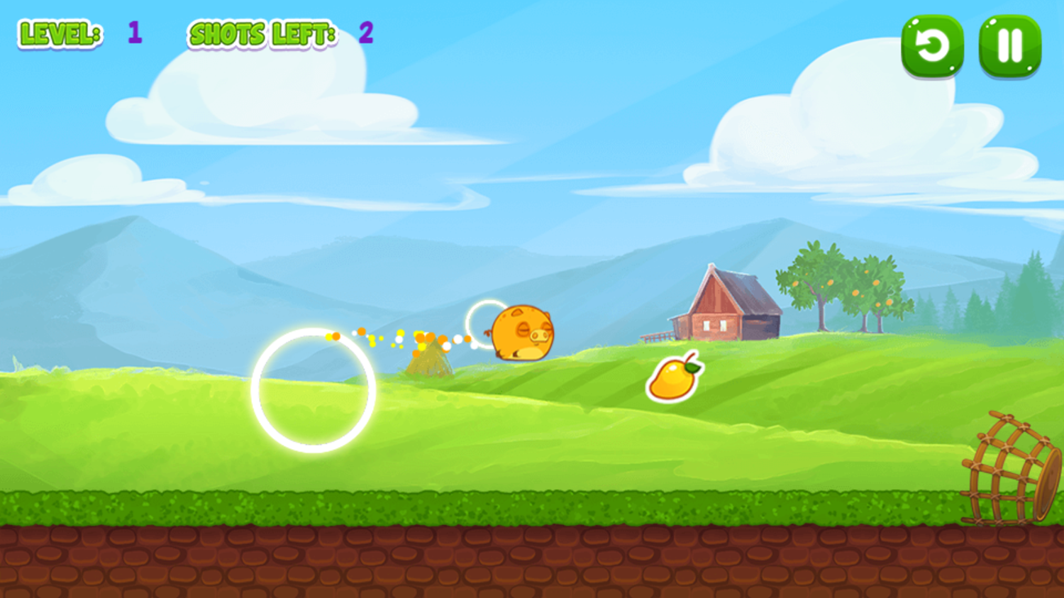 Mango Piggy Piggy Farm Harvest Game Play Screenshot.