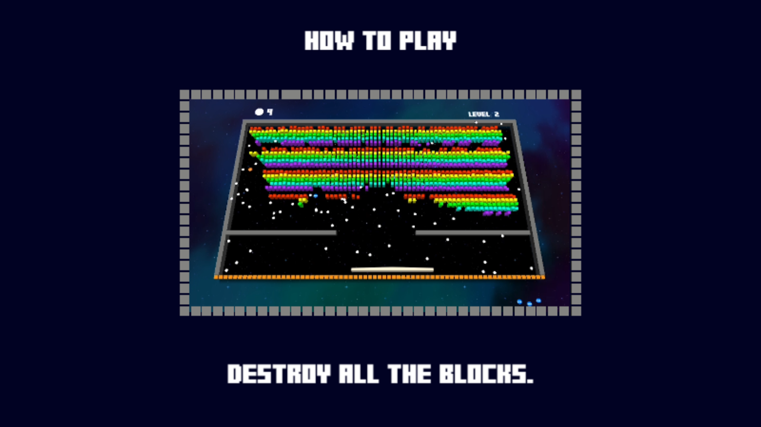 Many Bricks Block 3D Game How To Play Screenshot.