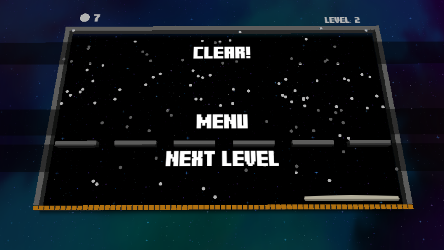 Many Bricks Block 3D Game Level Clear Screenshot.