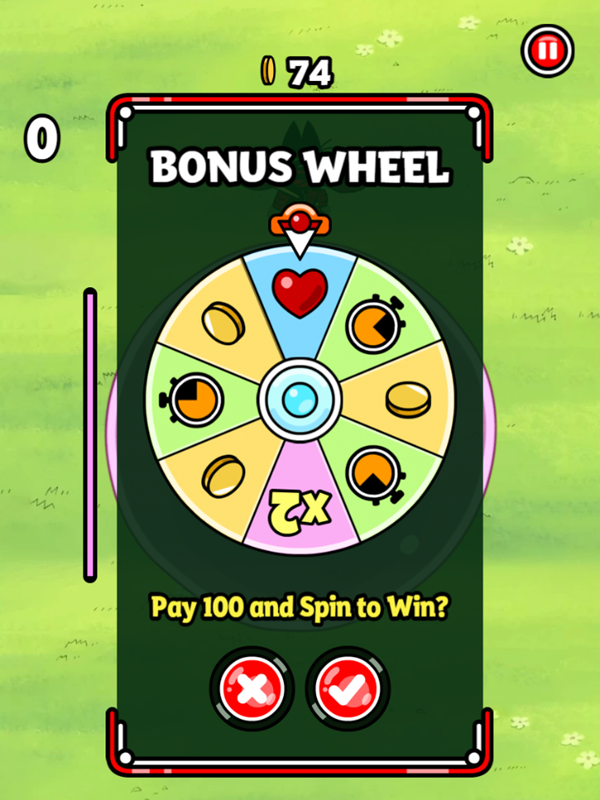 Mao Mao Jelly of the Beast Game Bonus Wheel Screenshot.