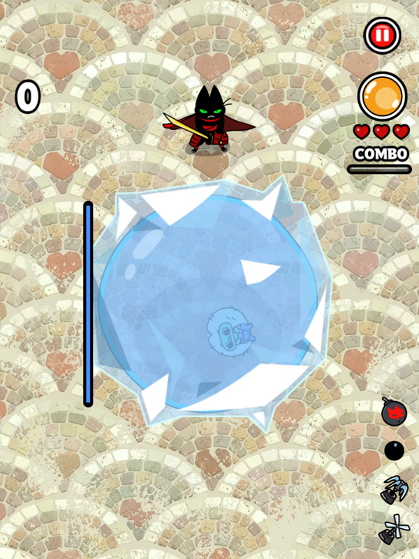 Mao Mao Jelly of the Beast Game Ice Bomb Screenshot.