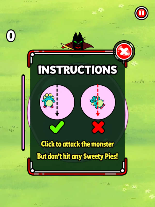 Mao Mao Jelly of the Beast Game Instructions Screenshot.