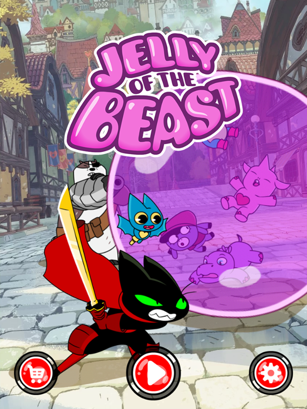 Mao Mao Jelly of the Beast Game Welcome Screen Screenshot.