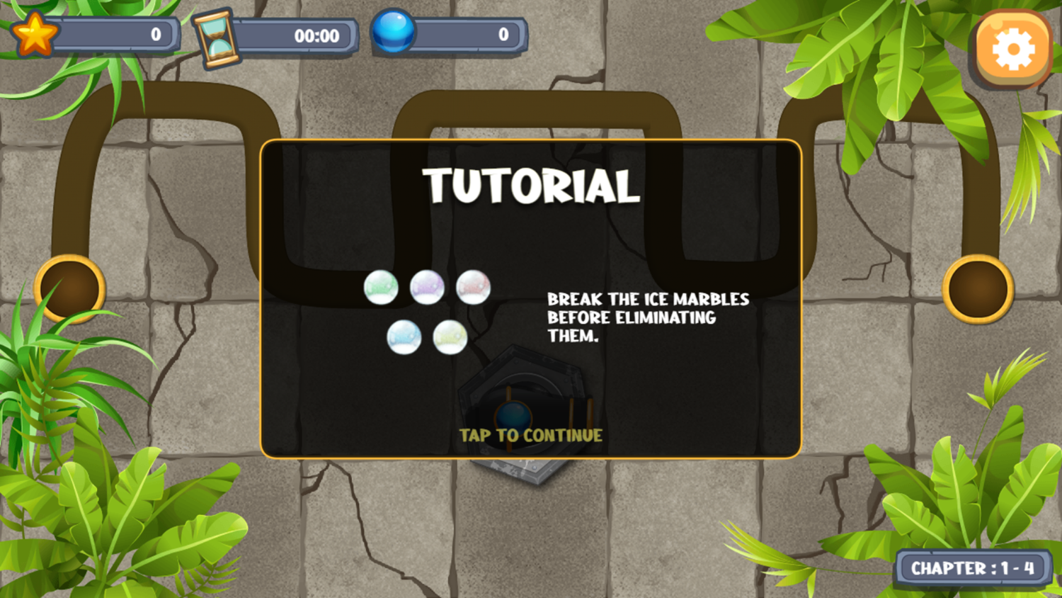 Marble Blast Game Instructions Screenshot.