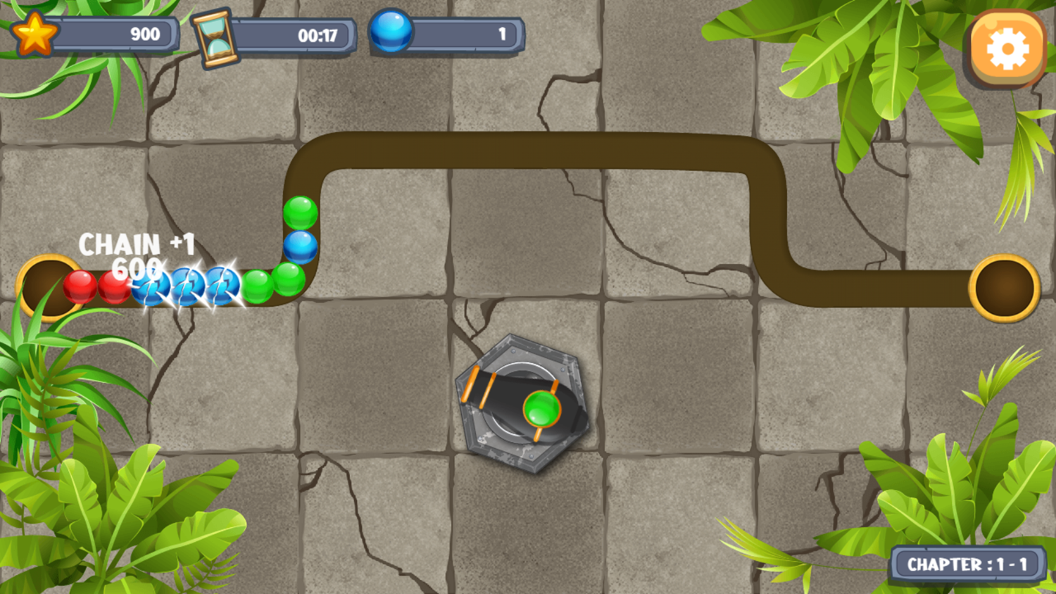Marble Blast Game Level Play Screenshot.