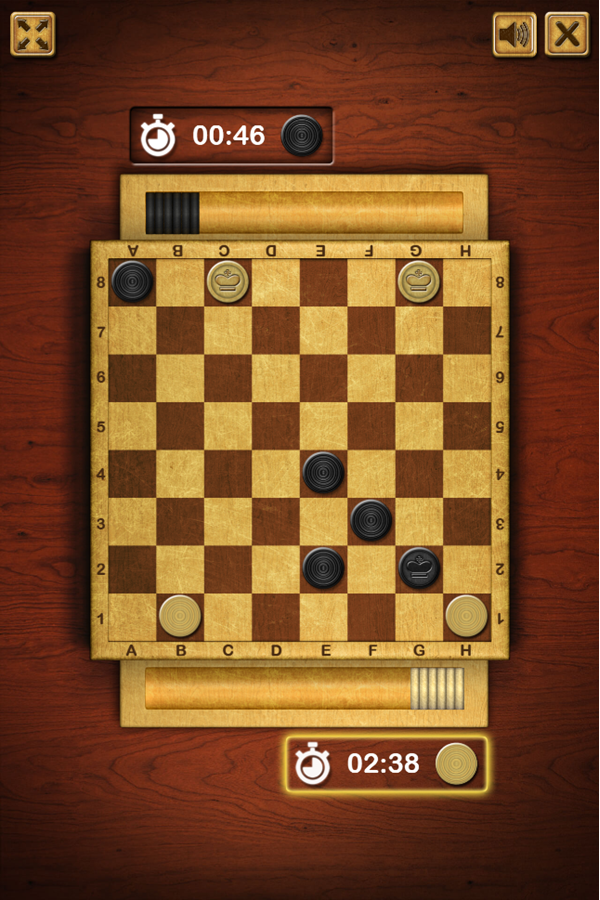 Master Checkers Game Kings Screenshot.
