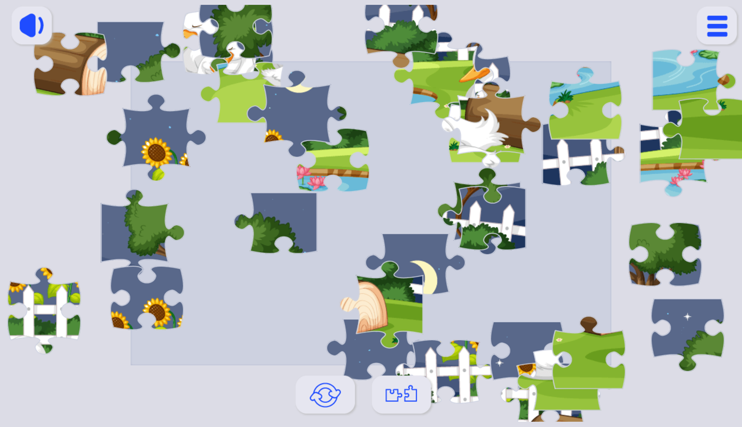 Master Jigsaw Puzzle Game Start Screenshot.