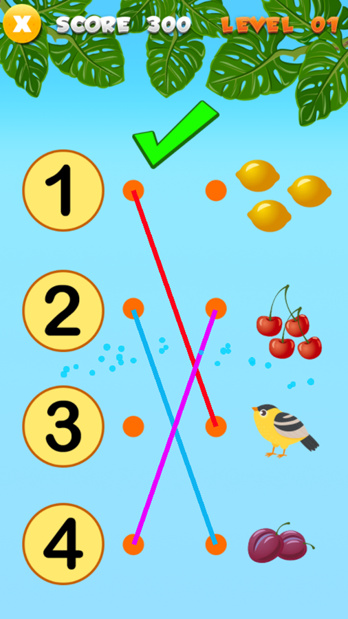 Match by Count Game Level Play Screenshot.