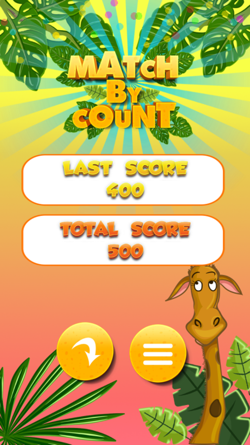 Match by Count Game Level Score Screenshot.