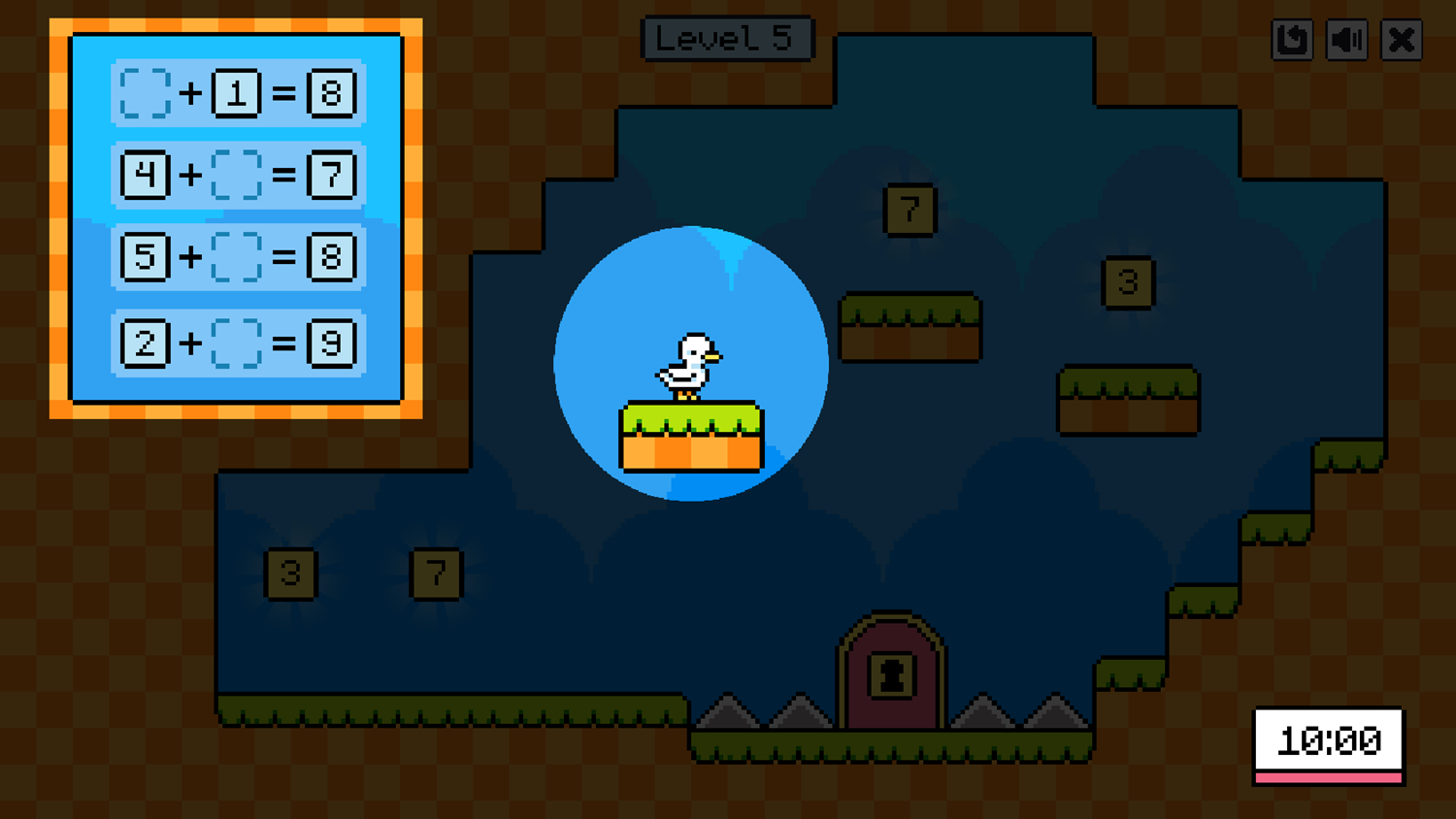 Math Duck Game Next Level Screenshot.