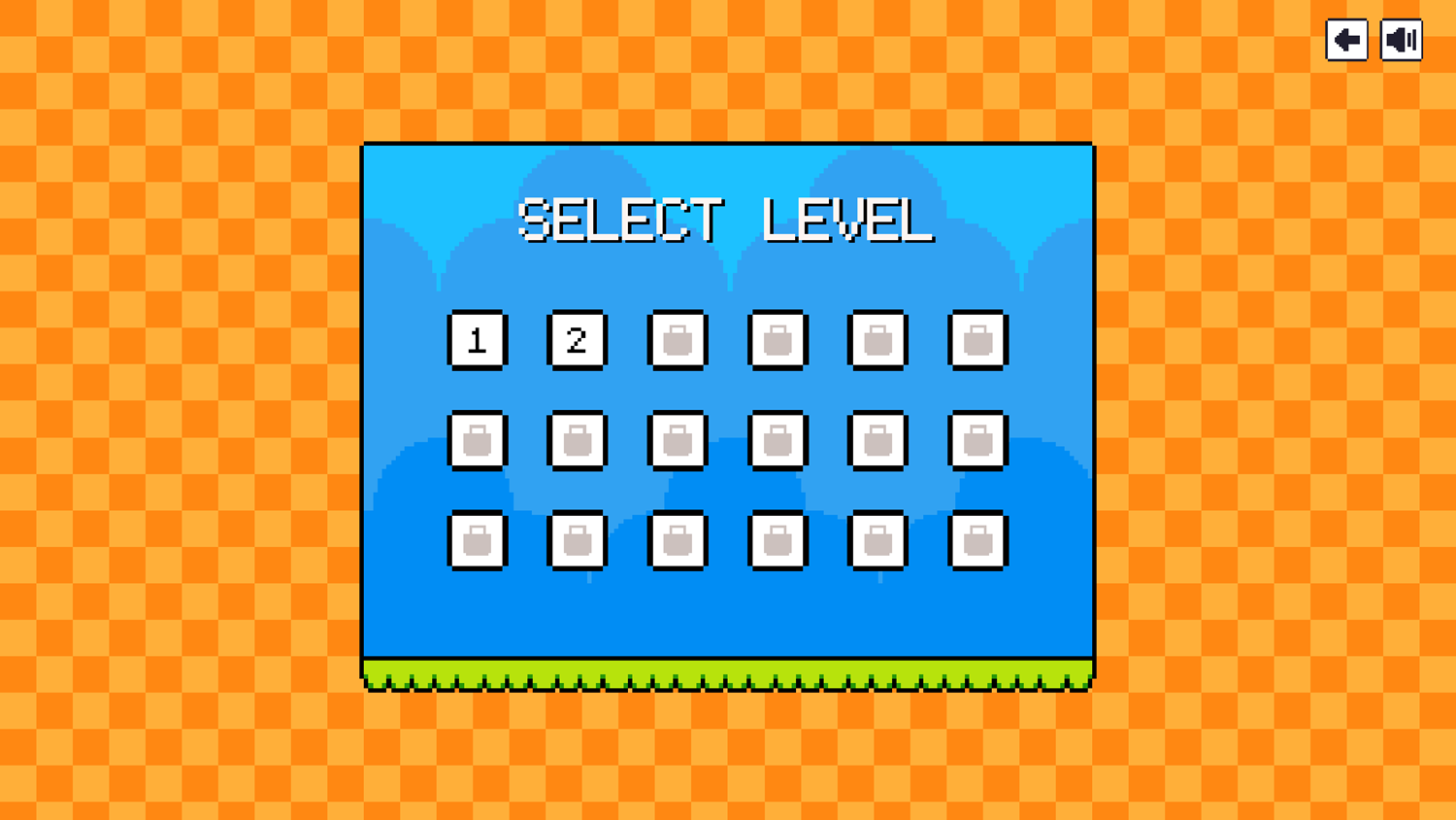Math Duck Game Select Level Screenshot.