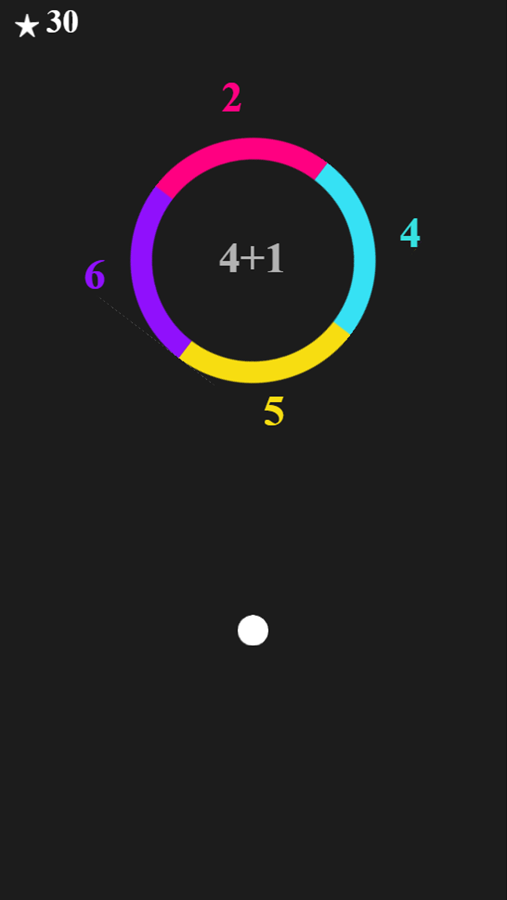 Math Up Game Play Screenshot.