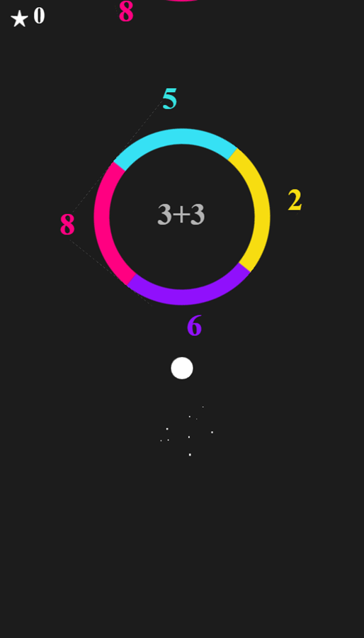 Math Up Game Start Screenshot.
