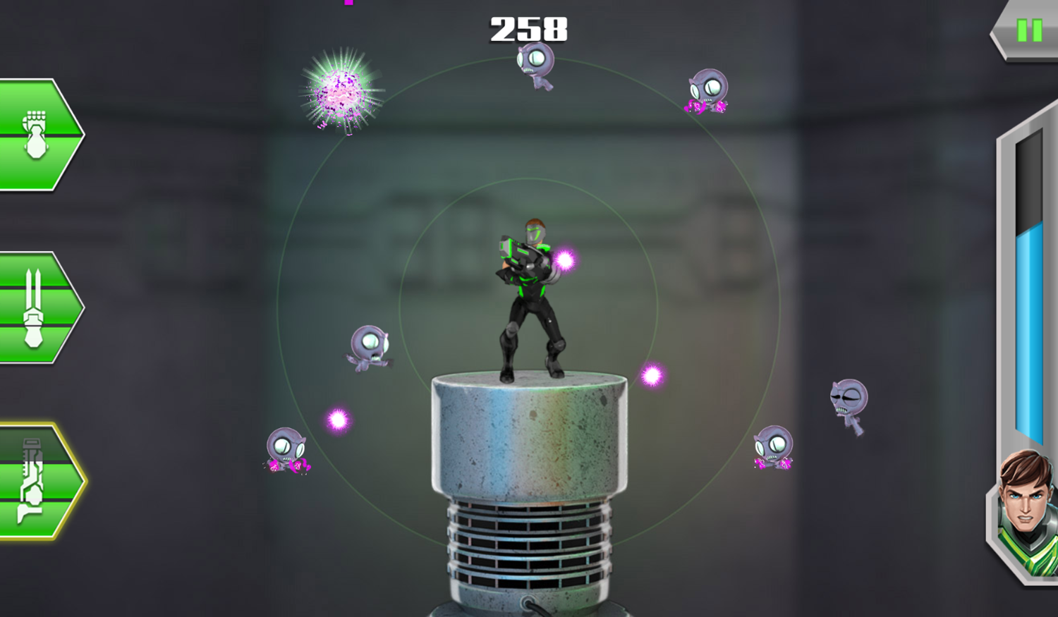 Max Steel Turbo 360 Game Play Screenshot.