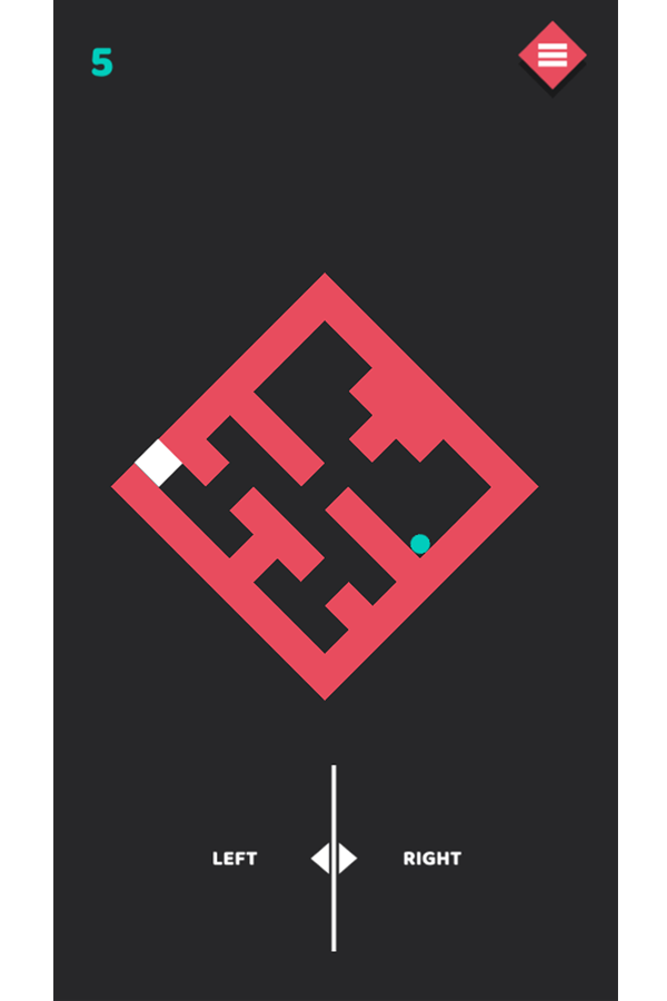 Maze Control Game Screenshot.