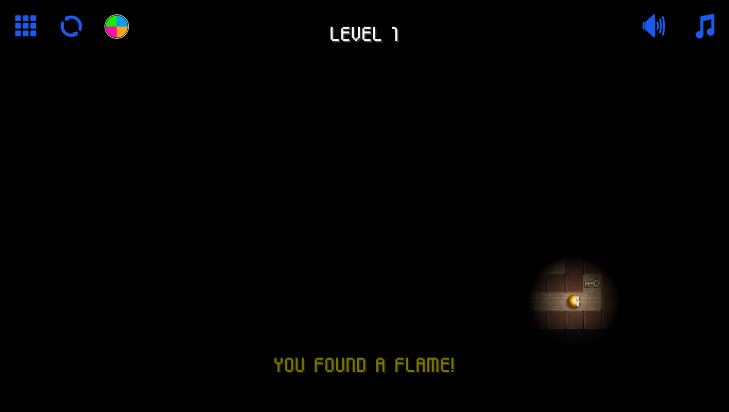 Maze Shadow 2 Game Found Flame Screenshot.