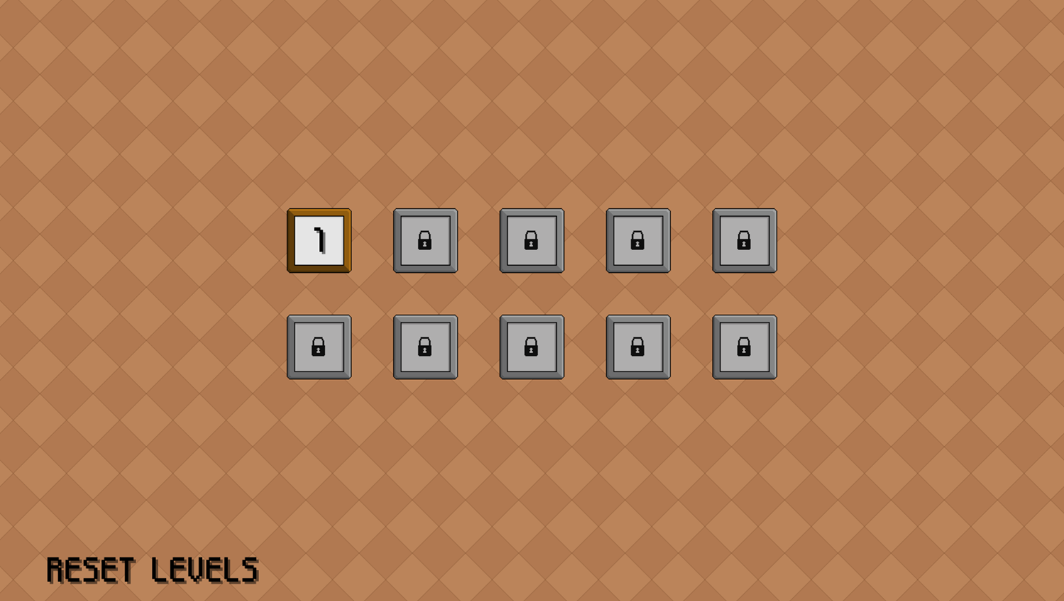 Maze Shadow Game Level Select Screenshot.