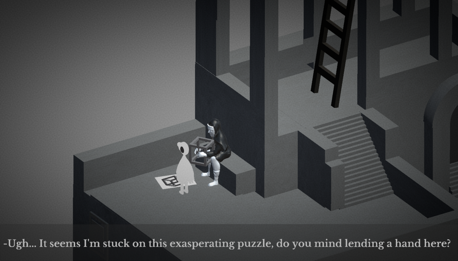 MC Escher Game Game Conversation Screenshot.