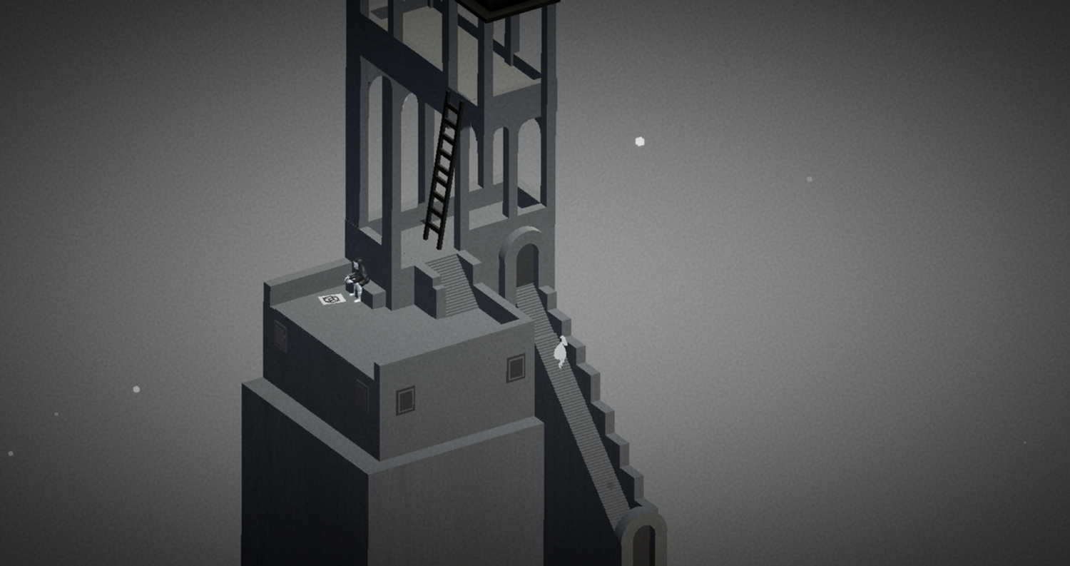 MC Escher Game Game Level 1 Complete Screenshot.