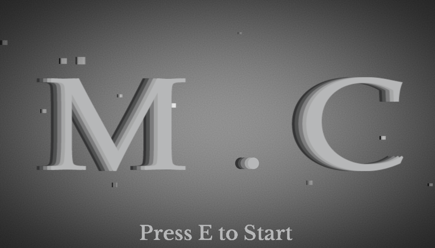 MC Escher Game Game Welcome Screen Screenshot.