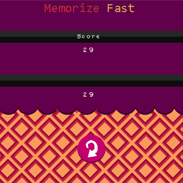 Memorize Fast Game Over Screen Screenshot.