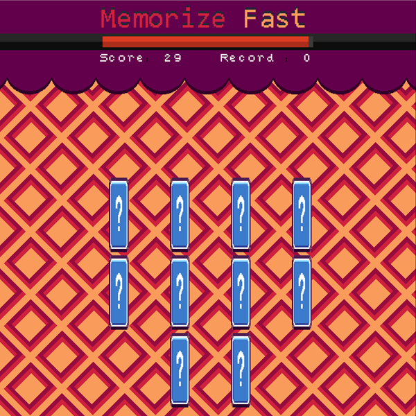 Memorize Fast Game Screenshot.