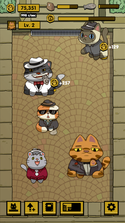 Meowfia Evolution Game Higher Cat Ranks Screenshot.