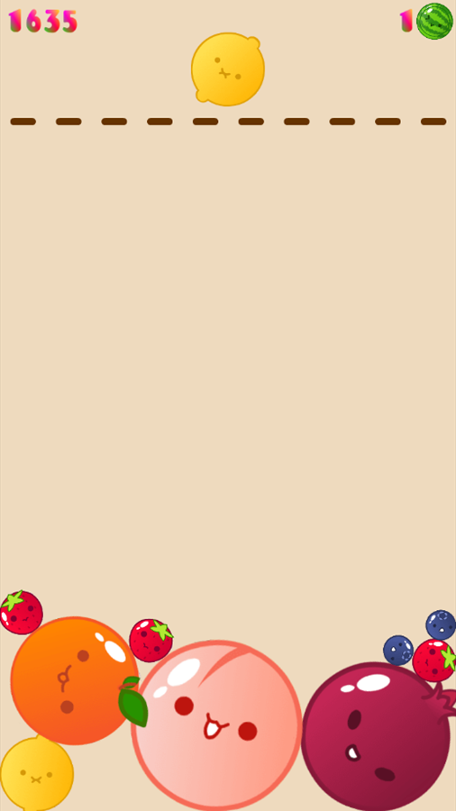 Merge Fruit Game Screenshot.