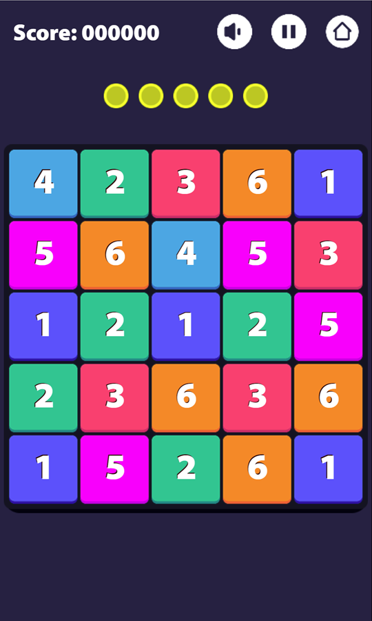 Merge Number Game Screenshot.