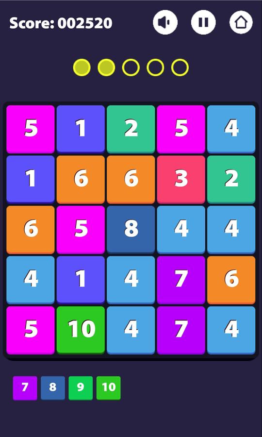 Merge Number Game Top Score Screenshot.