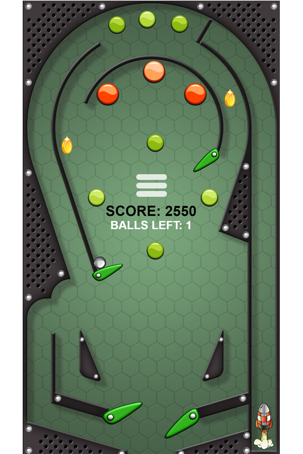 Meta Pinball Game Screenshot.