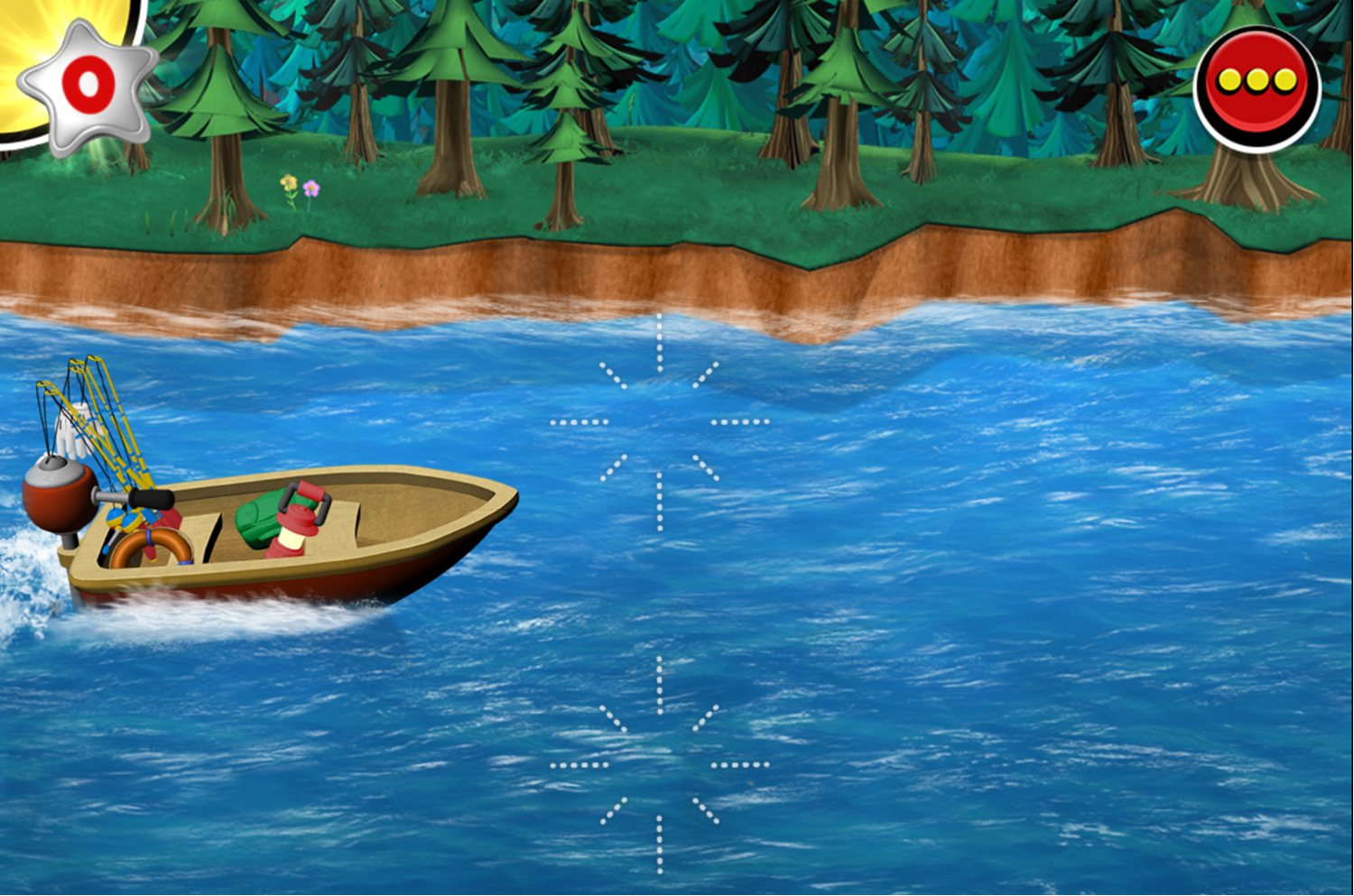 Mickey and Minnie's Universe Boating Screenshot.