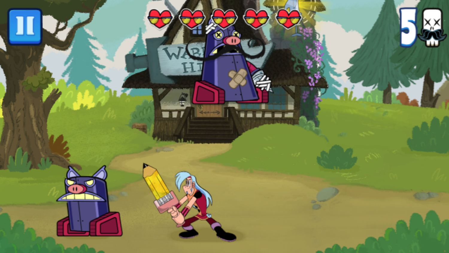 Mighty MagiSwords Dimensional Domination Game Play Screenshot.