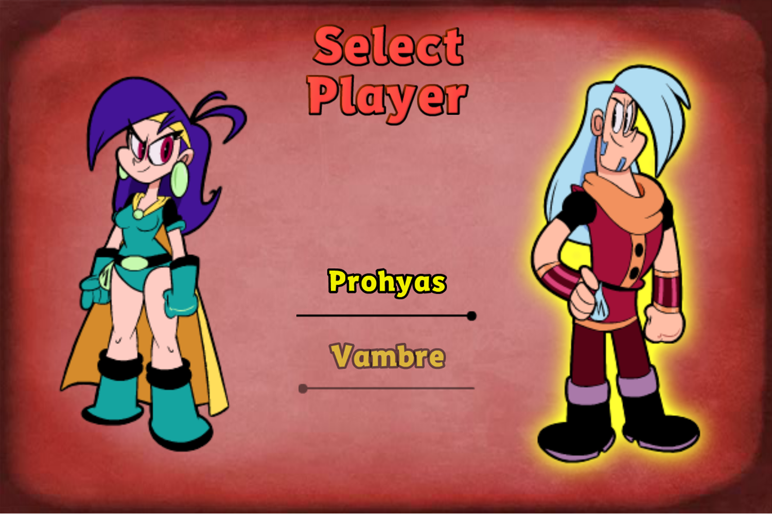 Mighty MagiSwords Hoversword Hustle Game Select Player Screenshot.