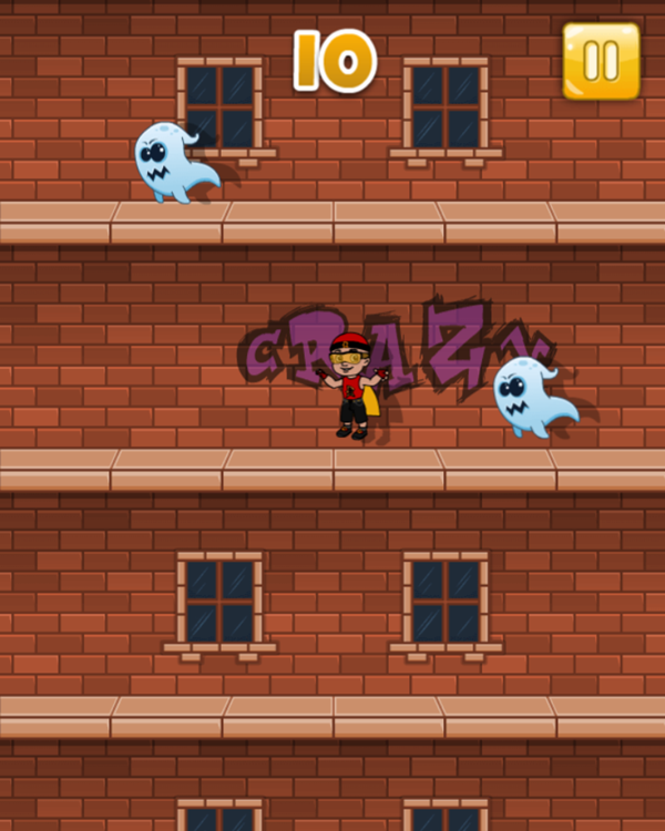 Mighty Raju Jump Game Play Screenshot.