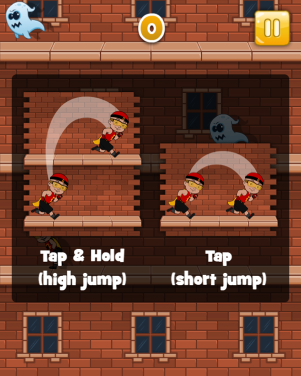 Mighty Raju Jump Game How To Play Screenshot.