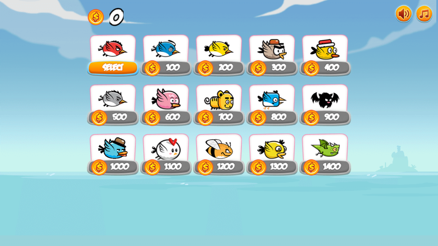 Mildly Infuriated Bird Game Shop Screenshot.