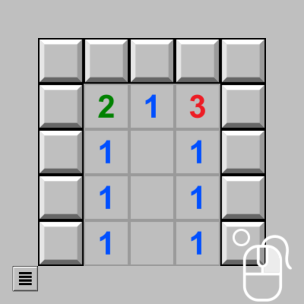 Minesweeper Mania Game Instructions Screenshot.